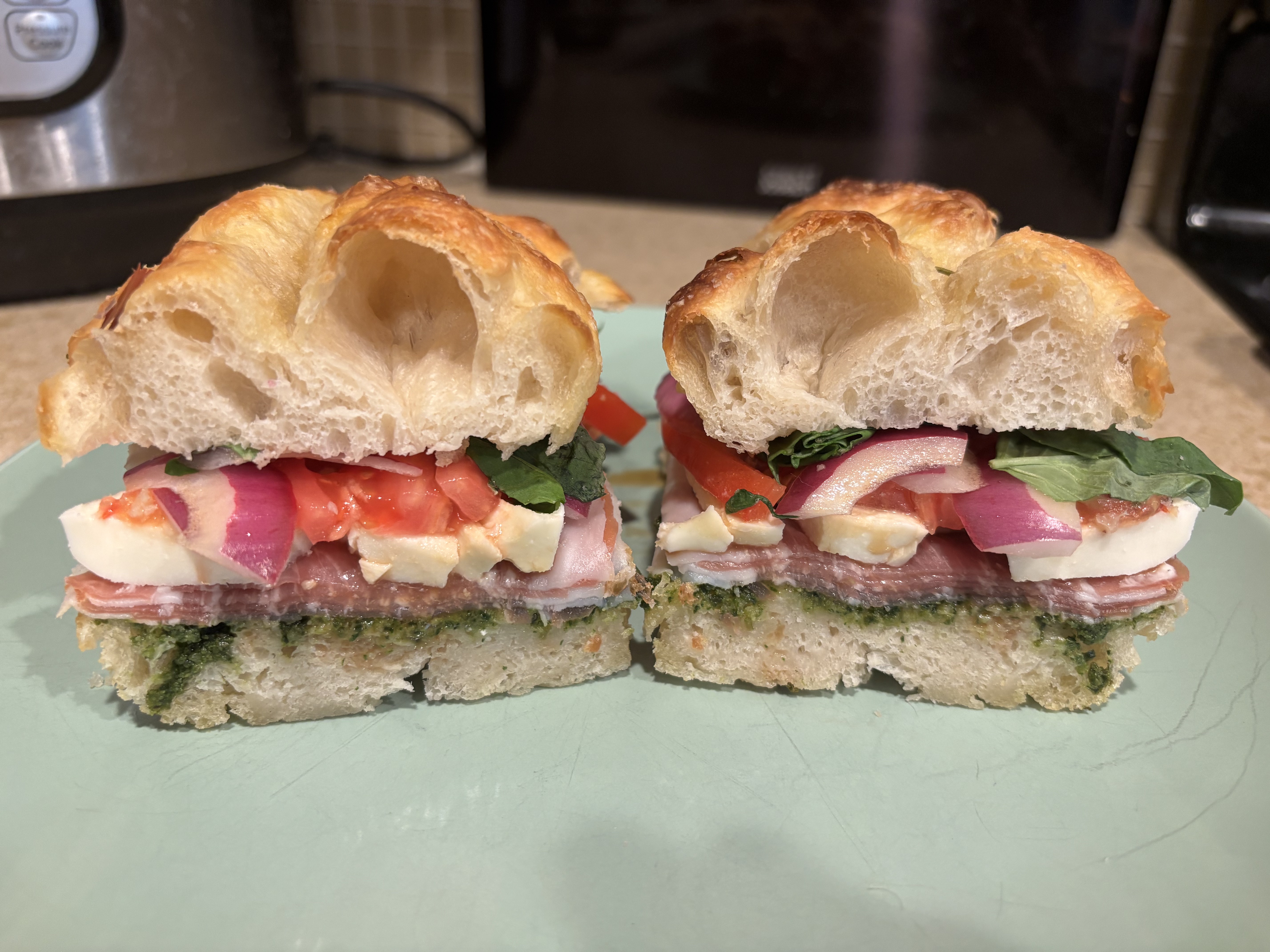 Prosciutto Caprese Sandwich