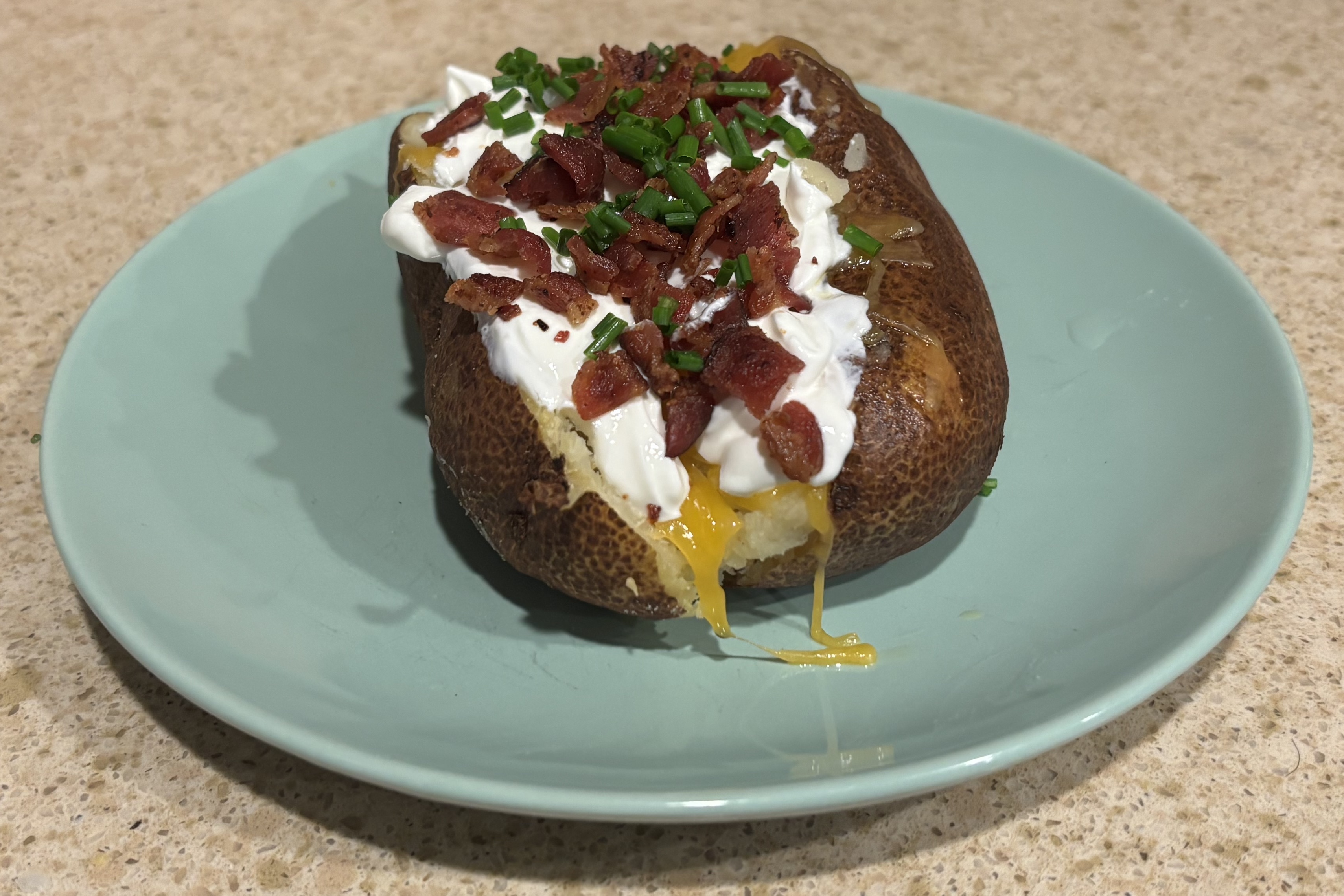 Loaded baked potatoes