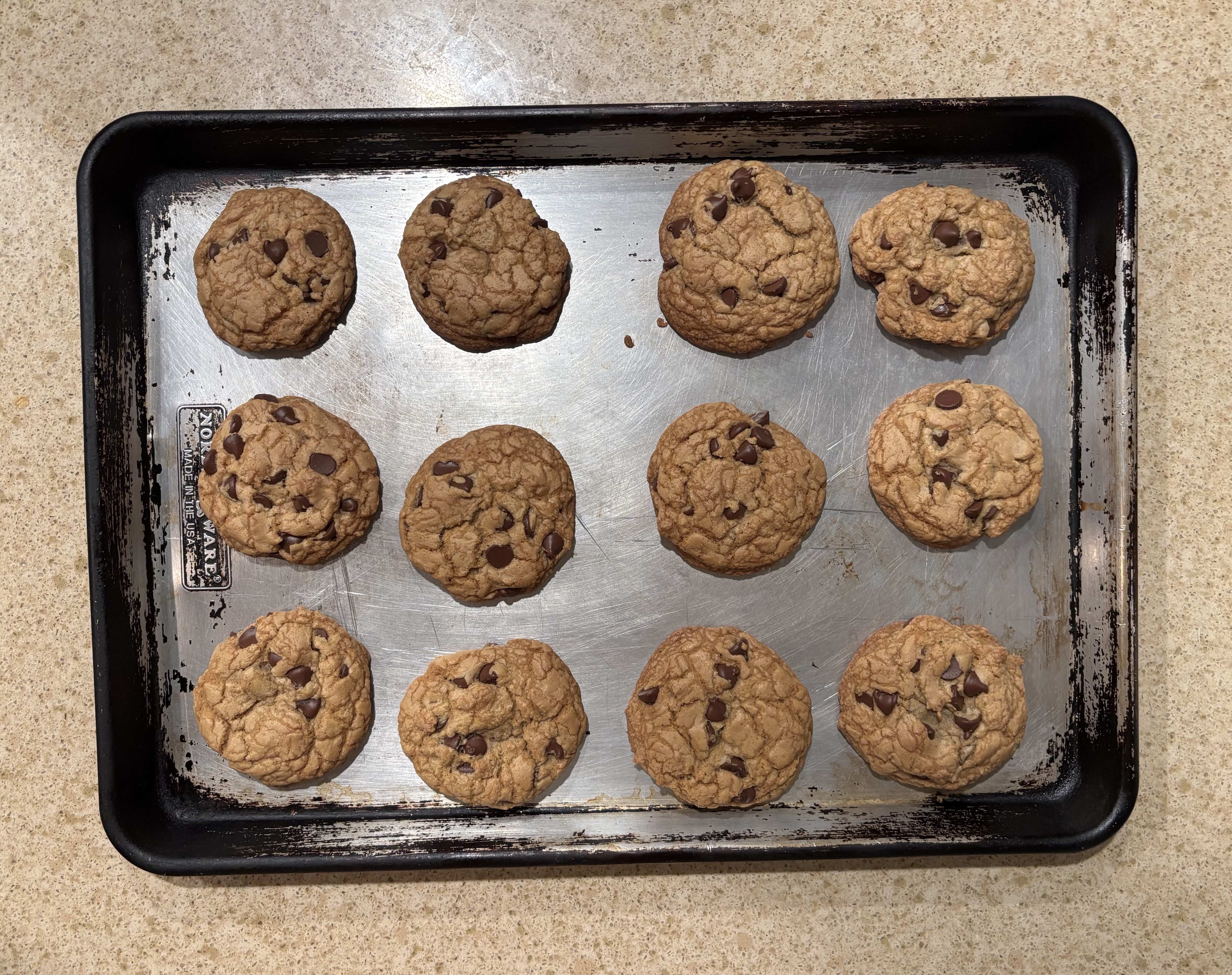 Alton Brown-style Chewy Chocolate Chip Cookies